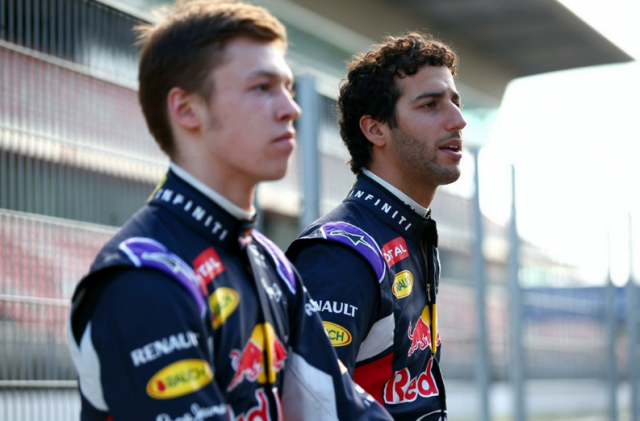 Daniil Kvyat joins Daniel Ricciardo at Red Bull for 2015