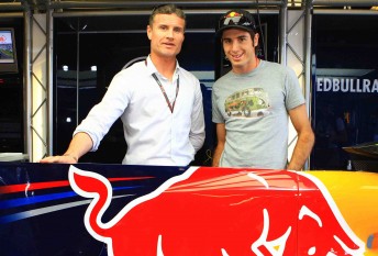 David Coulthard and Rick Kelly will compete against each other in the Red Bull Race Off at the AGP this year
