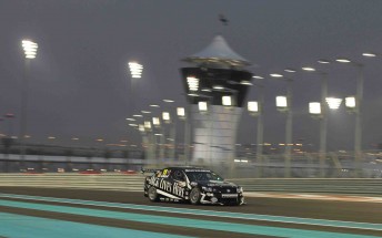 Rick Kelly at the Yas Marina Circuit in February this year