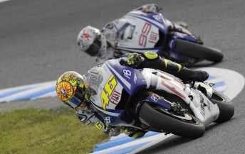 Rossi and Lorenzo