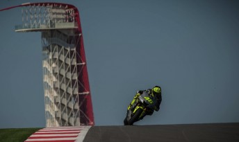 Valentino Rossi testing in Austin, Texas