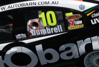 Paul Dumbrell races for Walkinshaw Racing in the V8 Supercar Series