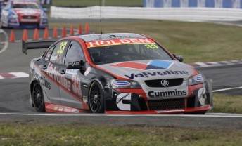 Holdsworth reverts back to his regular GRM Commodore VE – and the silver colour scheme – for the remainder of 2009