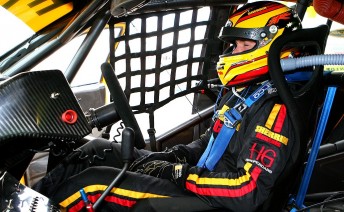 David Russell in his Howard Racing Falcon