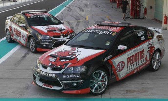 The STP Pedders Sfatey Cars for V8 Supercars