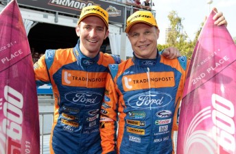 Davison and Salo, pictured last year with their second place trophies