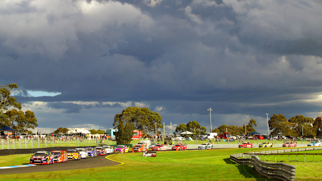 Rain threatens to turn the 500 on its head