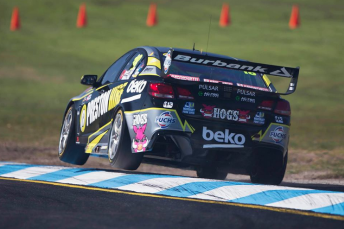 Holdsworth brought the #18 Holden home seventh