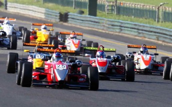 The start of the F3 race at Sandown recently