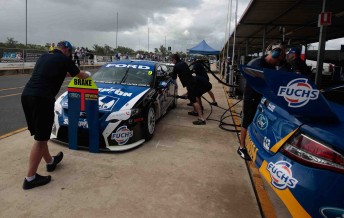 Stone Brothers Racing at its one and only test day last Tuesday before packing up and heading to the Middle East