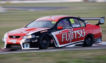 The Fujitsu-backed entry of Scott McLaughlin that Earl Bamber drive yesterday