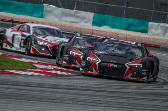 Audi completed a 1-2-3 at the Sepang 12 Hour