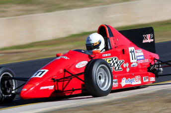 Cameron Hill was dominant in the Formula Fords