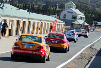 The Sherrin BMWs at the recent Wakefield Park AMC meeting