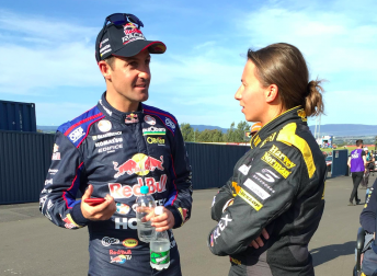 Whincup and De Silvestro after practice