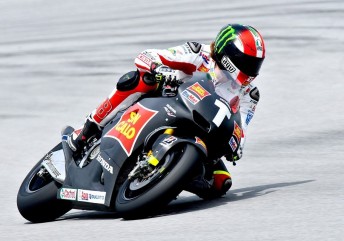 Marco Simoncelli set the fastest time of the week on Day 3