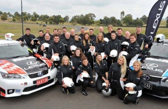 The 2011 cast of celebrities that raced at Albert Park