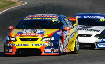 Sonic Motor Racing drivers Rodney Jane and Tim Blanchard at Winton last week