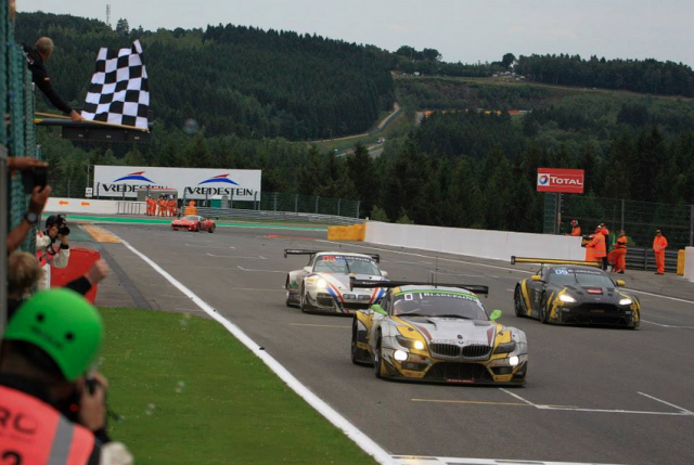 Catsburg takes the chequered flag for victory at Spa