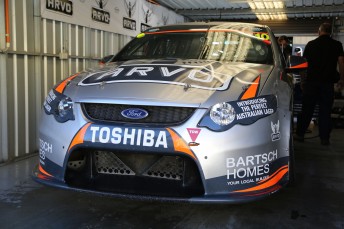 Taz Douglas has set the benchmark time in opening Dunlop Series practice in Perth