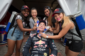 Red Bull has a strong presence at the KL City GP