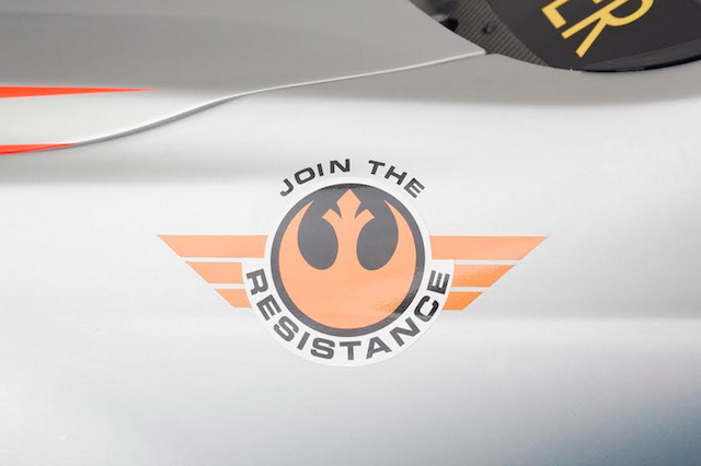 The livery includes Join the Resistance branding