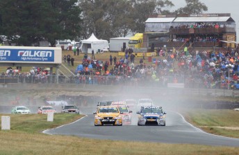 The V8s will remain at Symmons Plains for a further three years