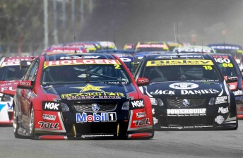 The V8 Supercars could race in India as soon as 2012
