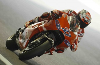 Australian MotoGP rider Casey Stoner