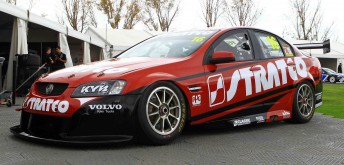 Another view of the new-look #16 Stratco Commodore