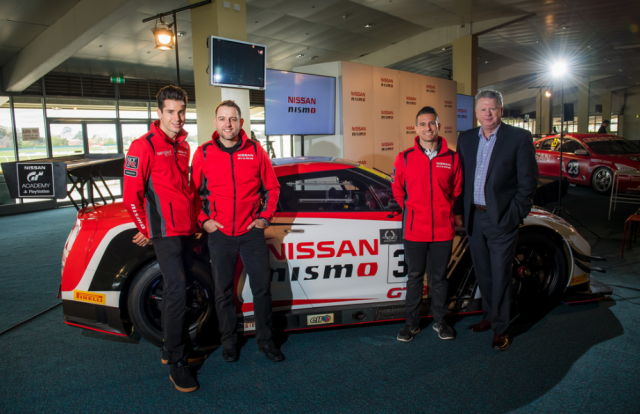 Emery with the GT-R GT3 and Nissan