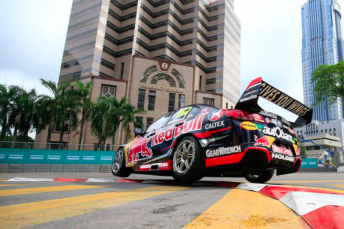 Craig Lowndes on the streets of KL last year