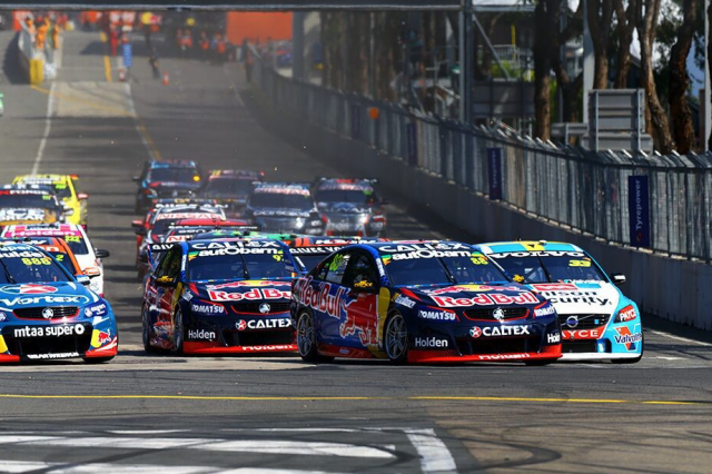 The Supercars field in Sydney
