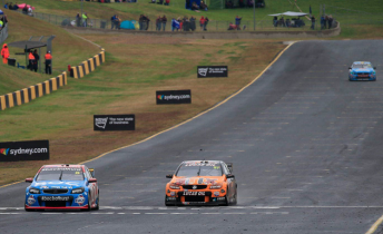 Bright and Van Gisbergen battle in the closing stages