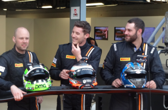 Van Gisbergen with 2015 co-drivers Bell and Estre