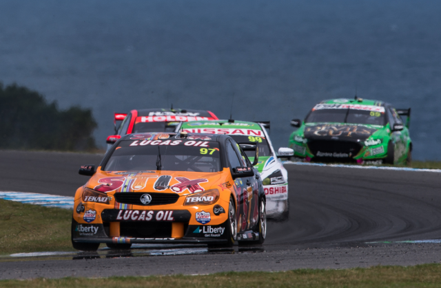 Van Gisbergen charges on as Reynolds spins