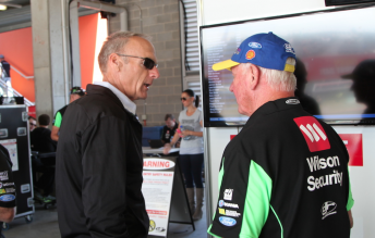 Jeff Swartwout with Dick Johnson at Bathurst