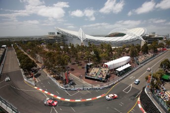 The Sydney Olympic Park precinct is ideal for a V8 Supercar race, says Cochrane