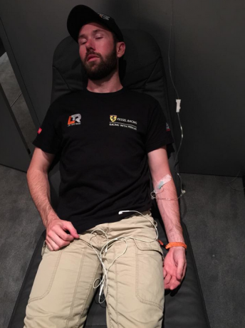 Talbot posted this image to social media post-race