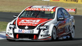 Garth Tander driving his current VE Commodore
