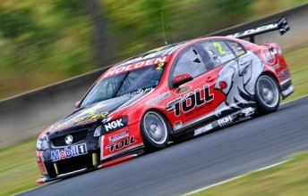 Garth Tander in his Toll Holden Racing Team Commodore VE