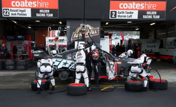 The HRT crew undertake a pitstop decked out in Star Wars uniform