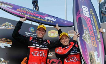 Tander and McConville on the Gold Coast podium