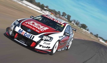 Garth Tander in his 2010 Toll Holden Racing Team Commodore VE