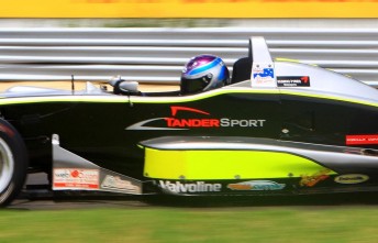 TanderSpport entered Bryce Moore in the final round of the F3 title at Sandown, winning the National Class. Moore will drive the team