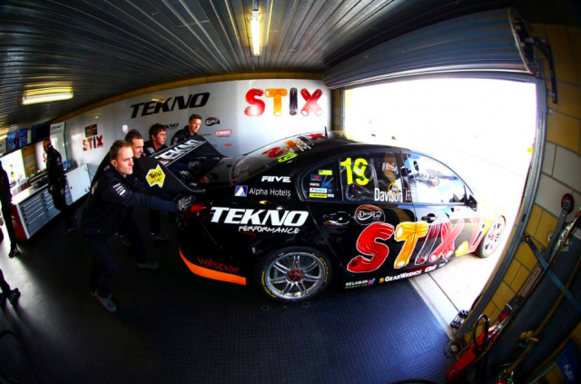 The Tekno team prepare their Holden for battle