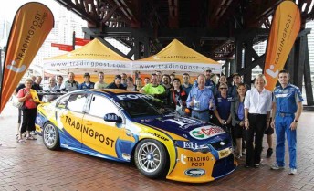 Trading Post ambassador Brooke Hanson and FPR driver Mark Winterbottom unveil the 2011 #6 entry