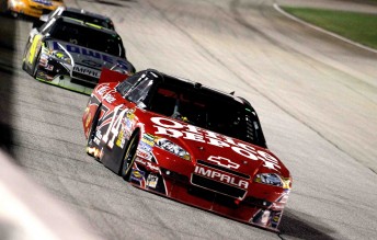 Tony Stewart leads the field at Atlanta