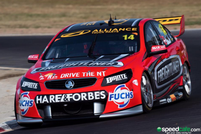 Tim Slade set the fastest time of the day at Winton