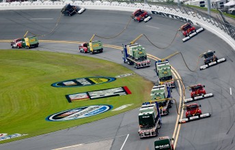 The Air Titan track dryers out at Daytona